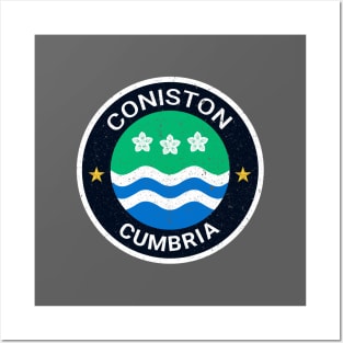 Coniston - Cumbria Flag Posters and Art